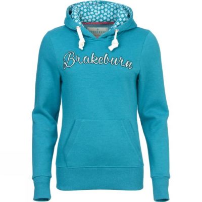 Sudadera Con Capucha Brakeburn Pullover Mujer Turquesa - Chile TAP728364